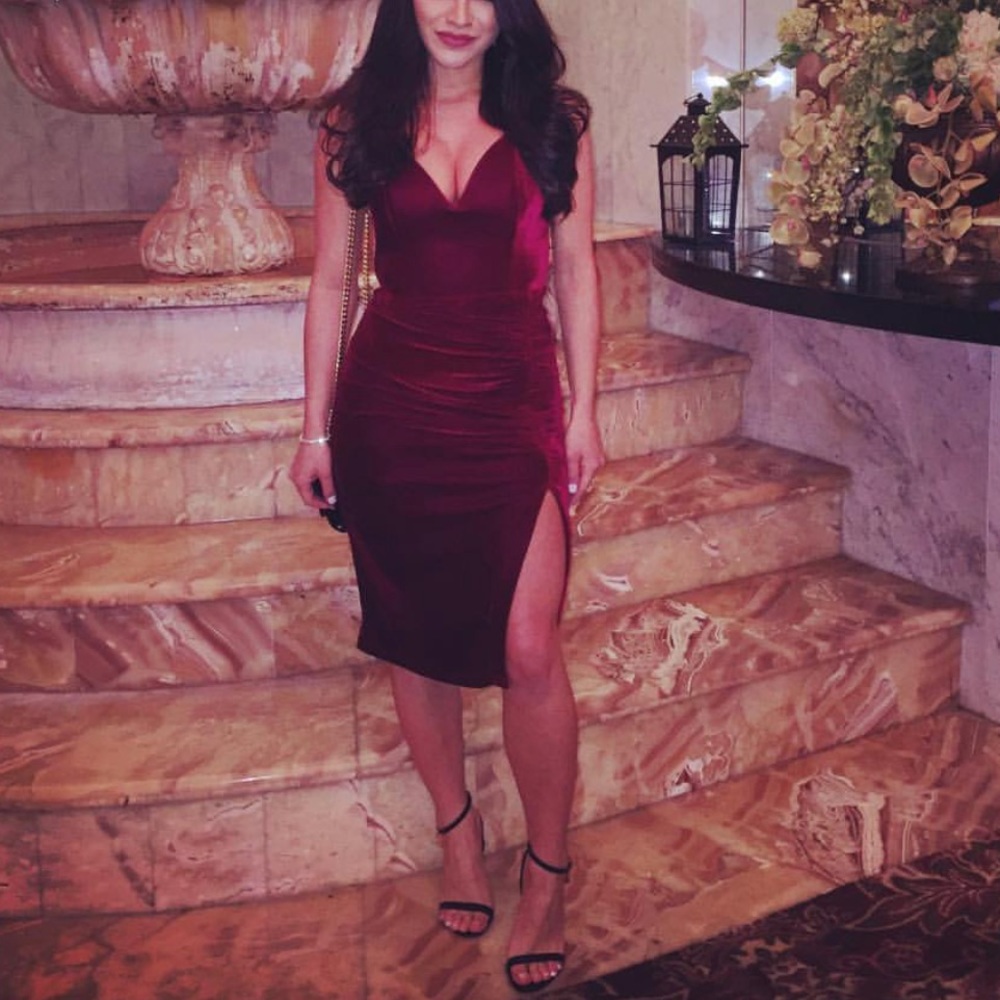 Strapless midi
